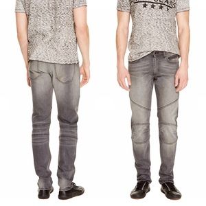 DKNY Men’s Gray Varick Skinny Jeans 36x32